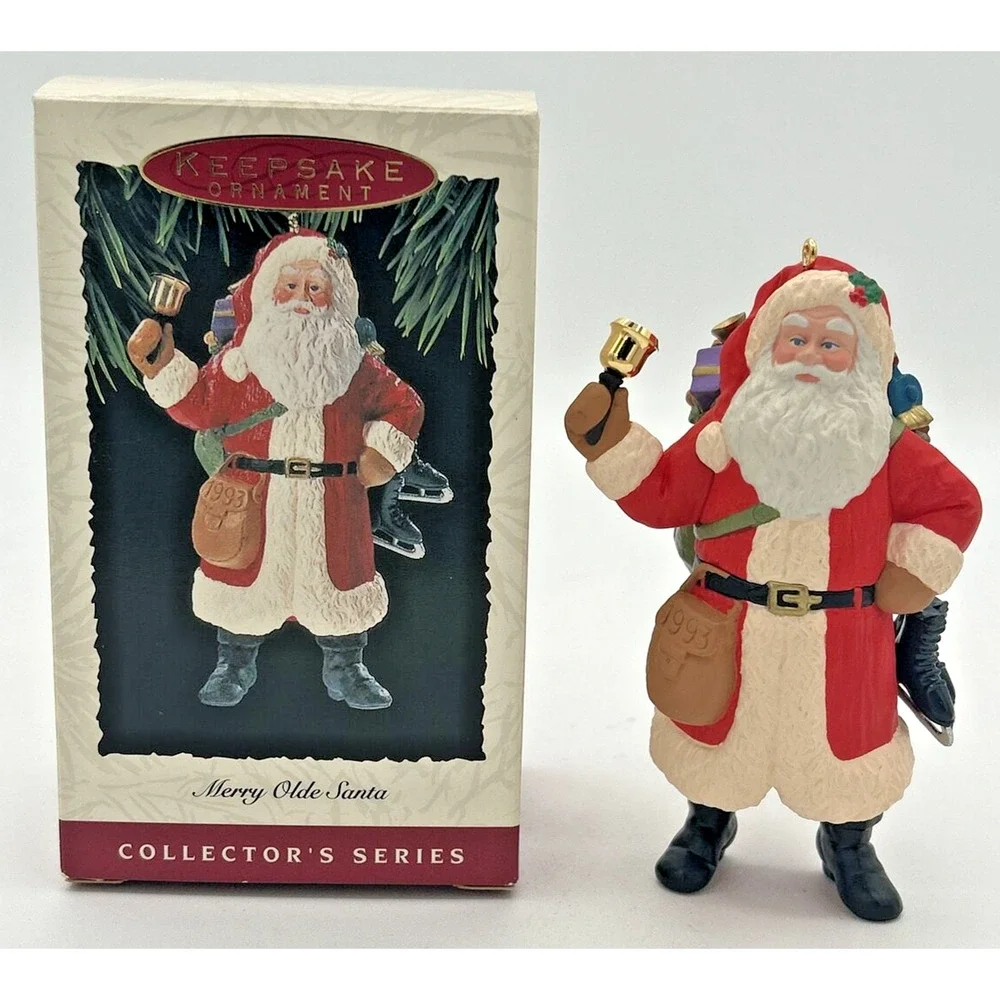 1993 Hallmark Merry Olde Santa‎ Christmas Ornament SKU U214